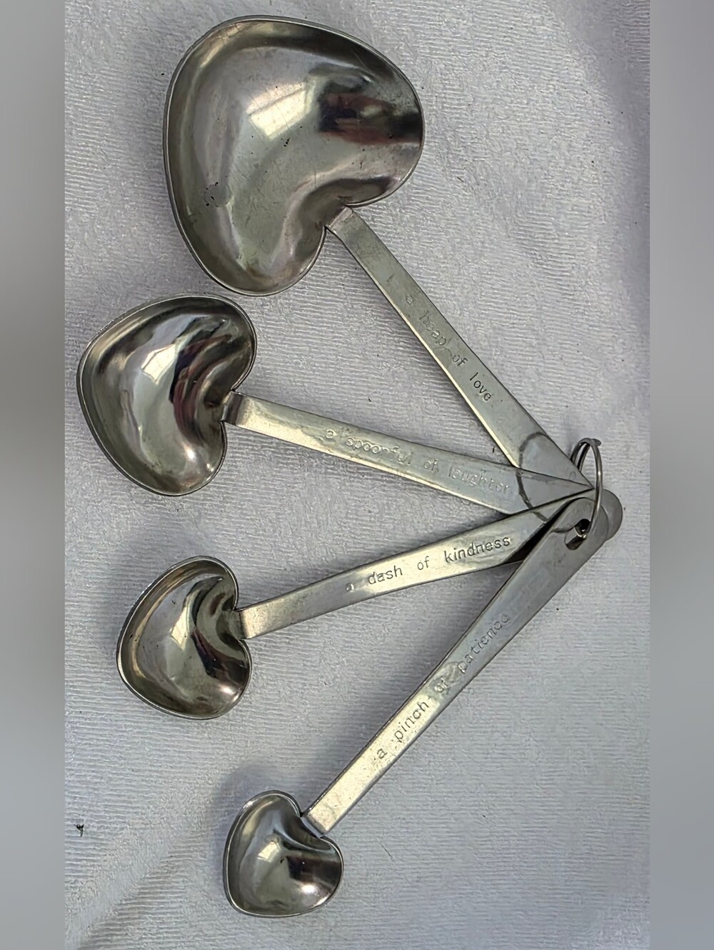 Kate Aspen Heart-Shaped Stainless Steel Measuring Spoon Set